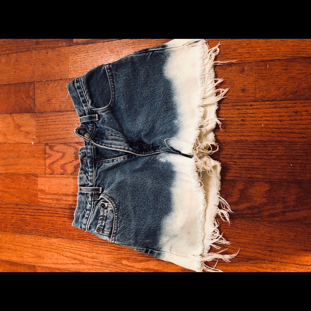 Dip dye vintage Levi cut offs